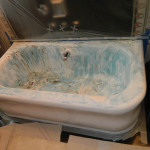 Blue Marble Bathtub Before